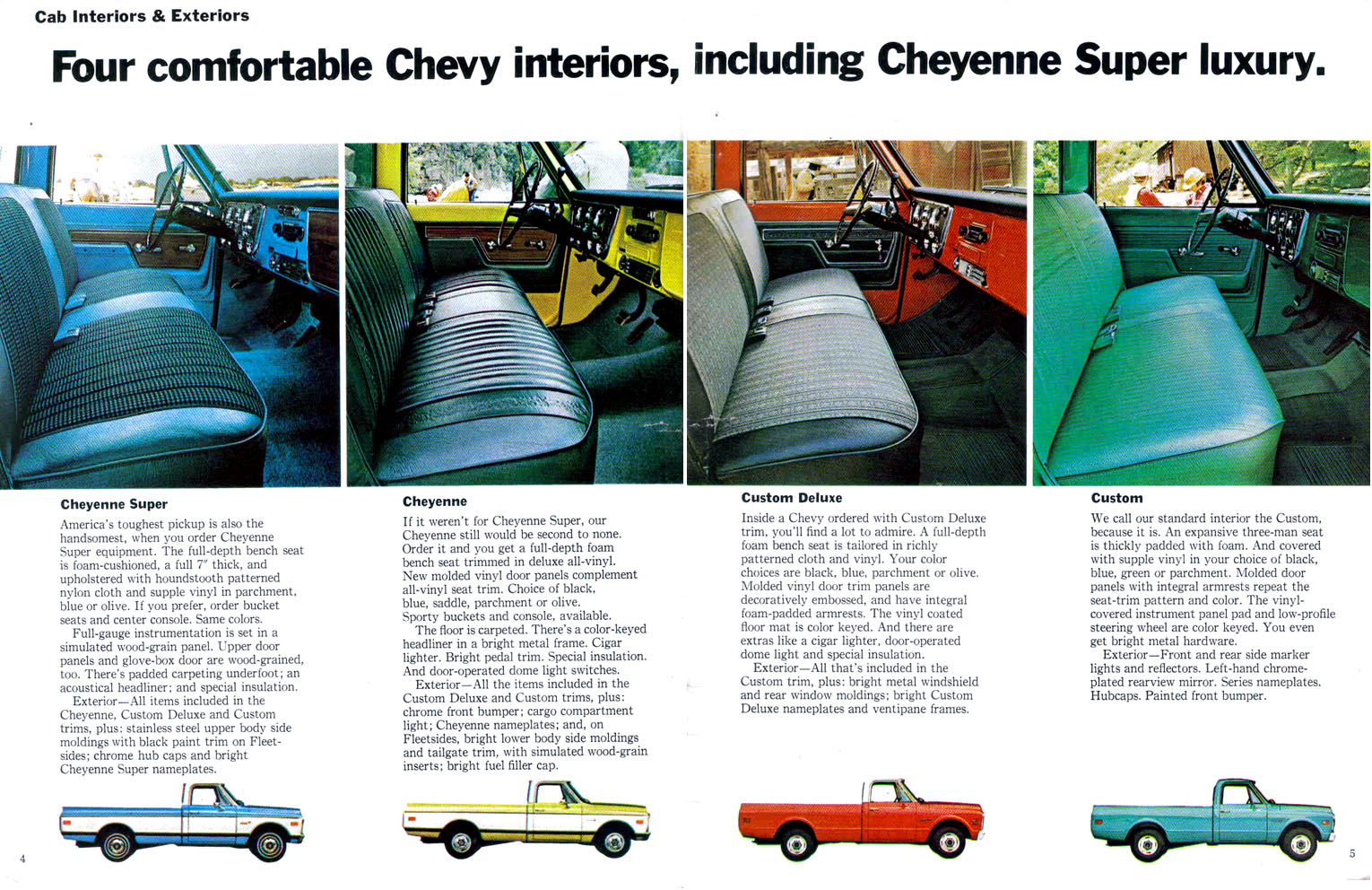 1972 Chevrolet Trucks Brochure Page 7